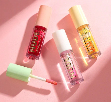 Бесплатный образец, ароматизированный фруктовый аромат, глянцевое масло для губ, тонированное веганское масло для губ, оптовая продажа, пользовательское масло для губ