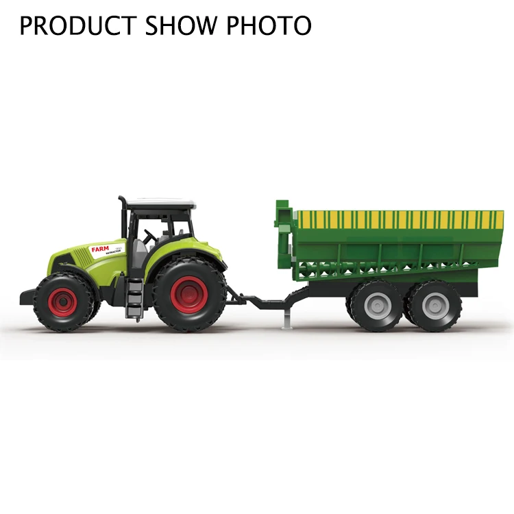 Friction Farmer Truck Set Farm Tractor Toy