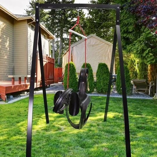 outside swing Recycled Tire swing kids Swing for Kids  3 to 10 years old black Elephant