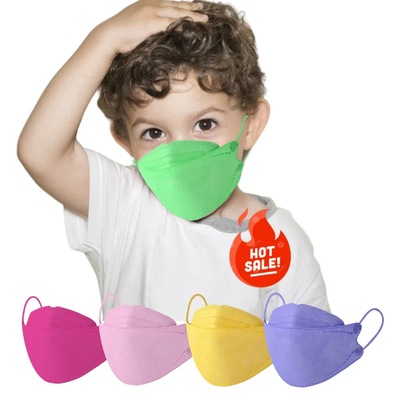 kf94 mask for kids  color colorful multi-colo kids r fish masks fish mask kf94mask 4ply kf94mask for kids