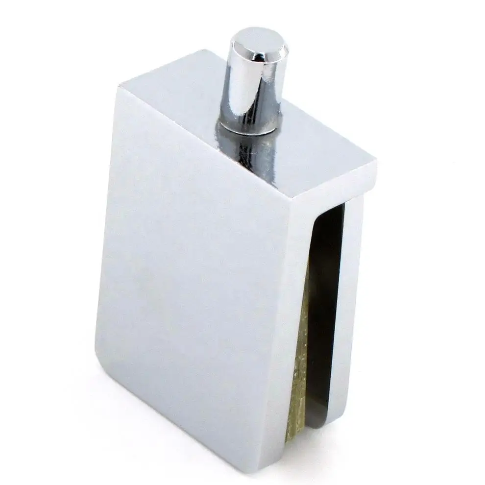 Wholesale frameless glass cabinet hinge 360 degree free swing brass chrome shower glass door rotate pivot floor hinge