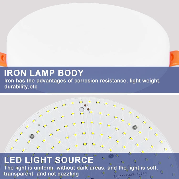 Good Product 3000-6000K 9-36W Frameless Easy Install Ultra Slim Led Square High Brightness Panel Light