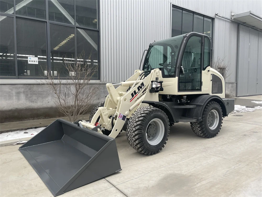 Chinese JIELI ZL15  2 Ton 1 Ton 3 Ton Compact Loader Small Micro Mini Wheel Loader Front End Loaders for Sale