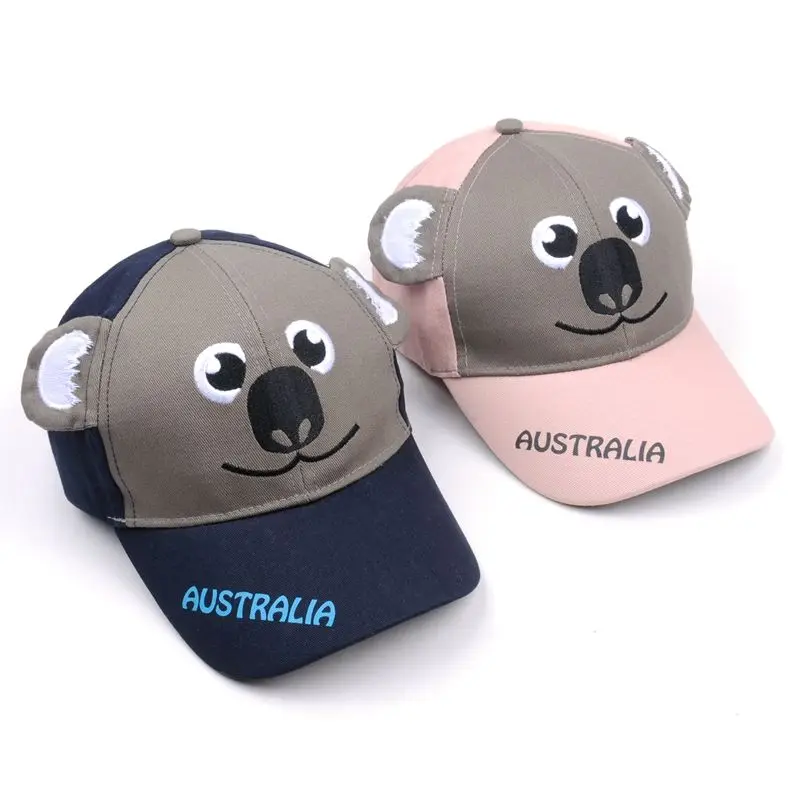 OEM wholesale  Cute Children Baseball hat gorras Custom logo  Imitate Animal baseball caps for kids
