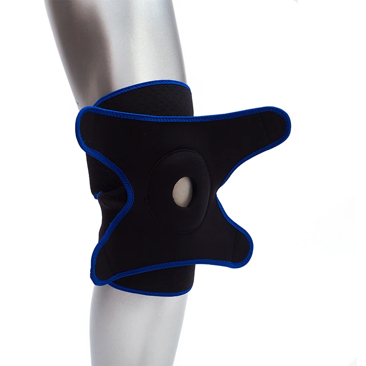 
compression sleeve knitting joint knee pad powered brace support for arthritis pain and skating football 