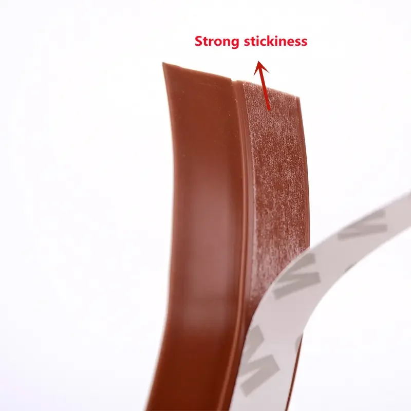 Door Bottom Seal Strip Weather Window Rubber Seal Weatherstrip Windproof Dust Self Adhesive Door Windshield Sealing Tape