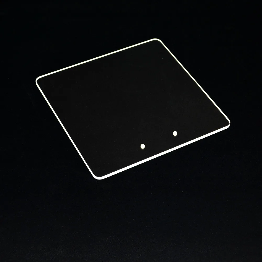 HF High Quality UV Transmittance All Sizes Clear Quartz Glass Plate Quartz Sheet