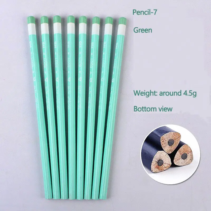 Wooden Pencil Hb Colored Pencil Three Corner Or Round Shape Sketch Pencil