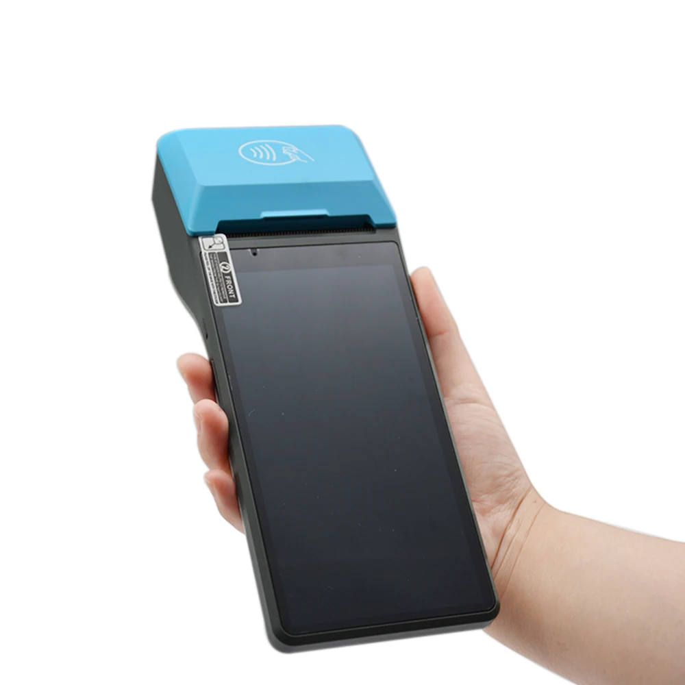 4G/3G/2G WIFI NFC мобильный сенсорный экран Smart POS терминал с 58 мм чековый принтер для магазина Z300