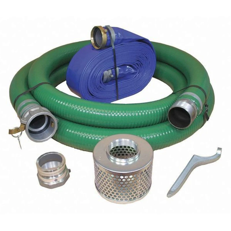 flat type suction hose  corrugated flexible pipe 3/4 inch hose 3 pvc suction with great price