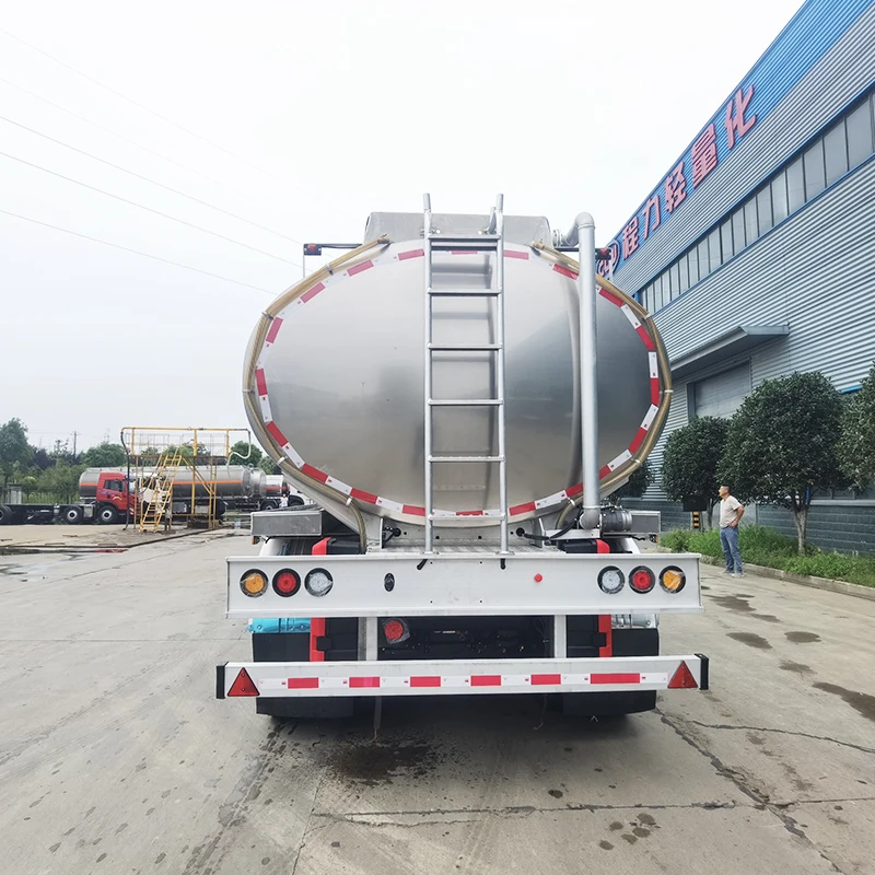 Hotsale 9000 Gallon Stainless Steel 33000l Mirror Aluminium Fuel Tank Tanker Semi Trailer for Sale