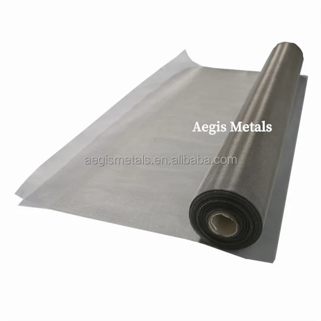 40 60 80 100 120 150 mesh aluminium twill woven wire mesh/Aluminum geothermal wire mesh