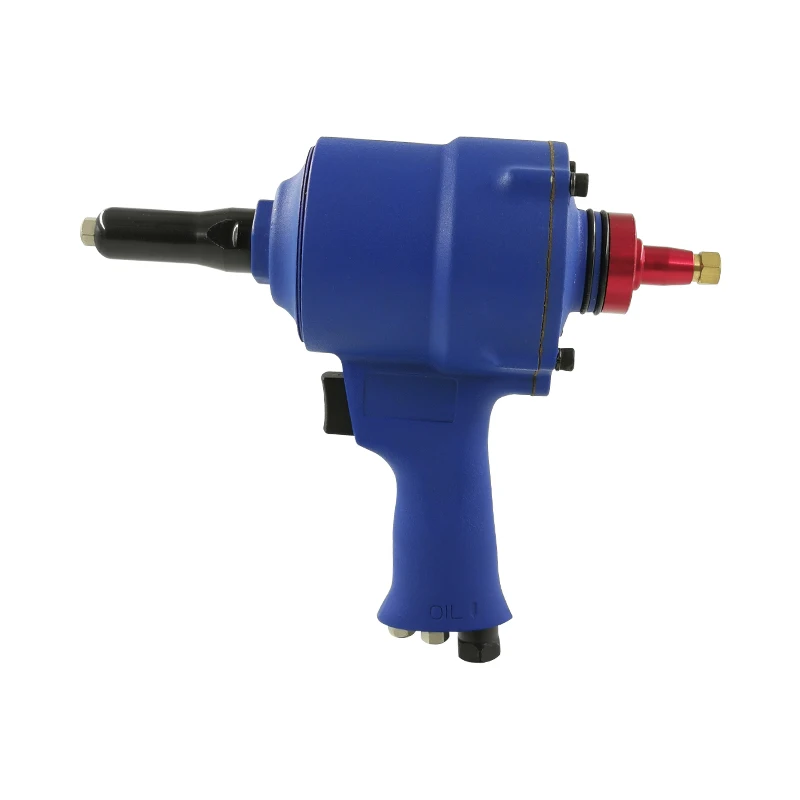 
Heavy Duty 2.4-4.8mm Air Hydraulic Riveter-Professional Pop Pneumatic Riveting Gun Rivet Tool with Nose Pieces 