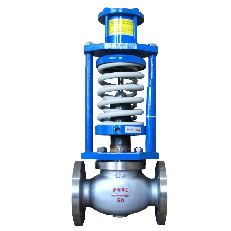Valve Supplier T96 Stainless Steel Series Single Seated Self Operated Pressure Control Valve for air water gas