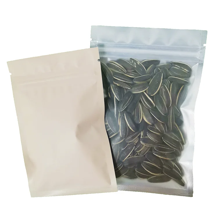 Assorted Sizes Matte Clear Black Zip Lock PE Plastic Flat Ziplock Bag For Food Jewelry cable