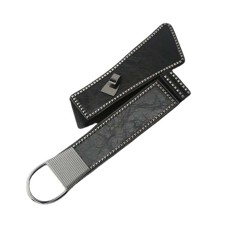 Gothic Style Rivet Dark Style Womens Plastic Waist Coat Dress Suit Womens Belt