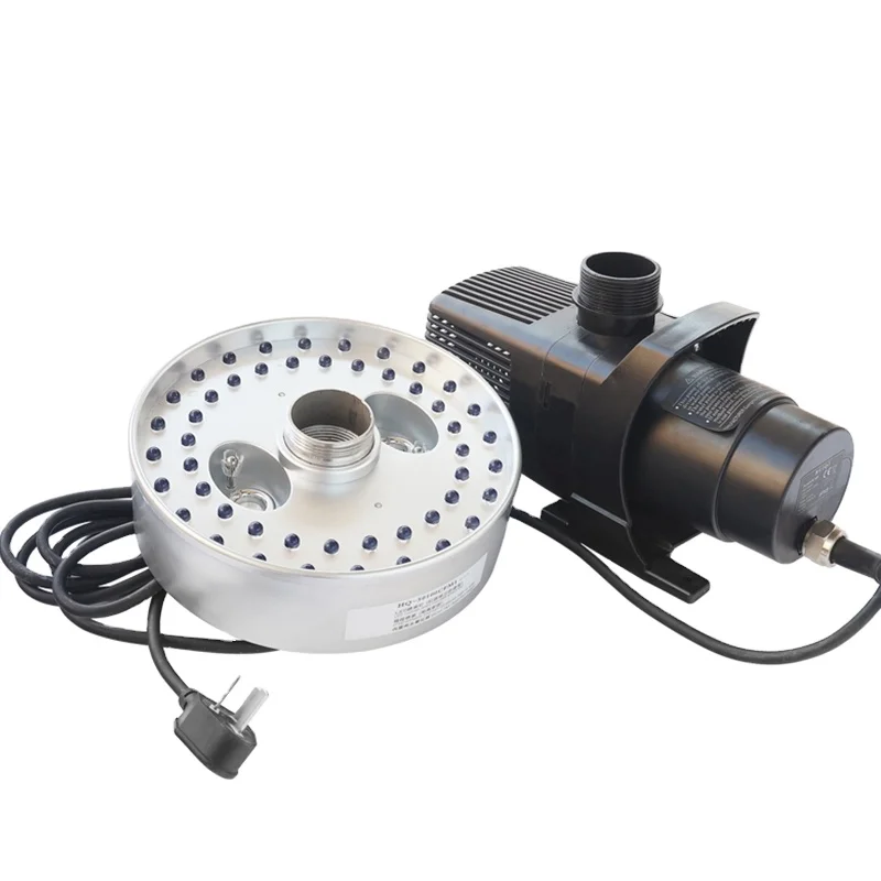 Garden Fountain with 7 Color LED Lights Garden Fountain Patio LED Fountain Pump Guangdong Water Crown