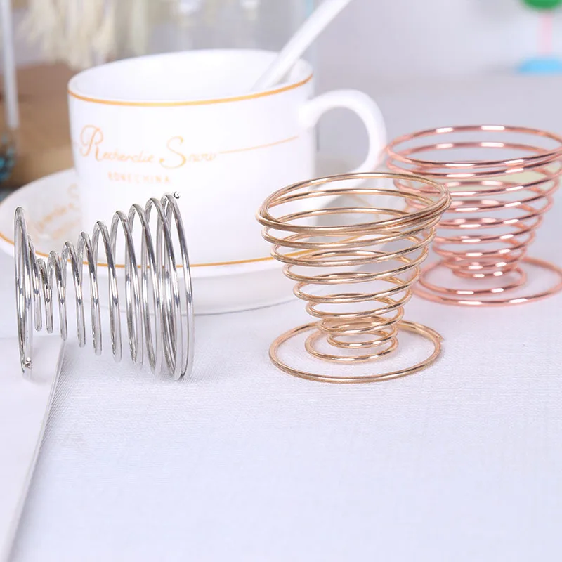 Wholesale metal rose gold spiral blender stand sponge drying holder rack