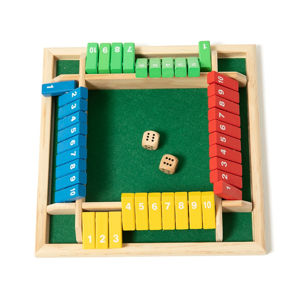 Factory direct sale family outdoor colorful design multiplayer board game set for kids
