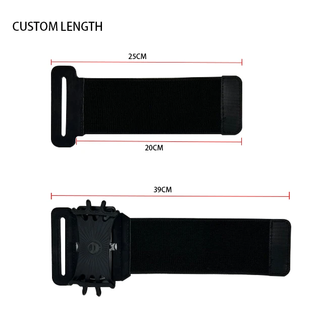 Gym Sports 360 Degree Rotatable Wrist Phone Holder Running Mobile Phone Armband