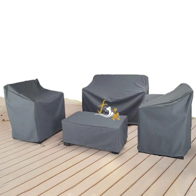 
High quality 600D Oxford fabric furniture waterproof cover outdoor sofa rainproof cover garden table and chair set cover 