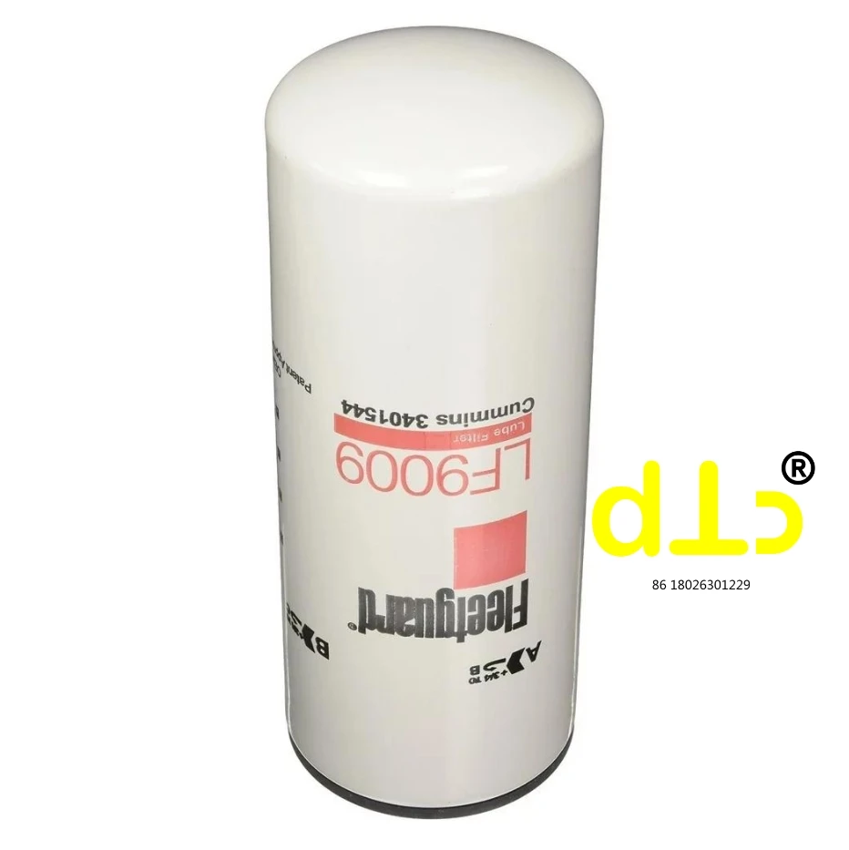 Factory Heavy Truck Oil Filter LF9009 double element for Cummins Fleetguard 3401544
