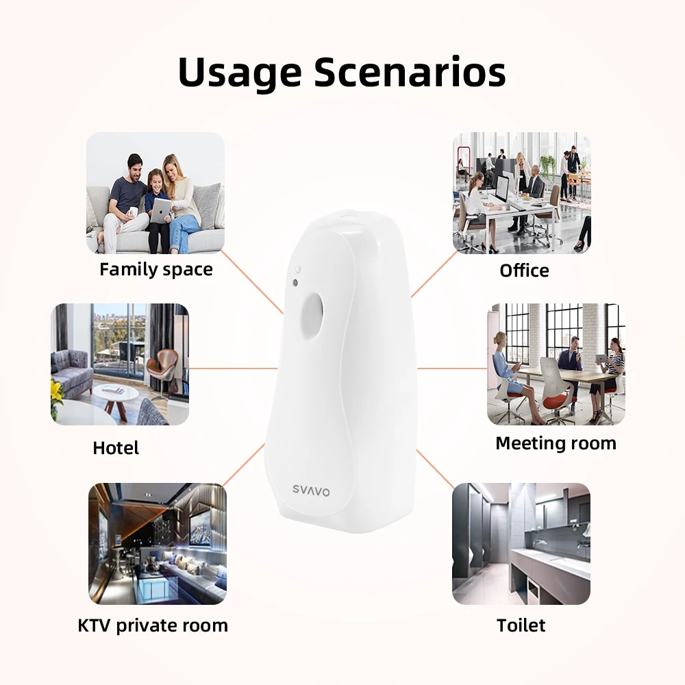 Cheap price Wall-mounted Timed Adjustable spray Fragrance Aerosol Air Freshener Dispenser