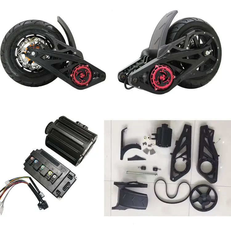 
2000w 3000W 100kmh high speed medium drive electric bicycle motor assembly motorcycle modification 70H controller motor kit 