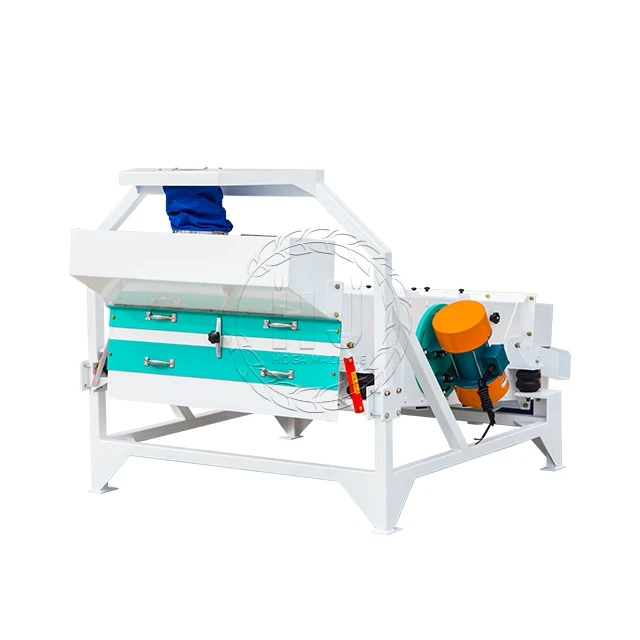 Grain Rice Corn Wheat Seed Vibration Cleaner Machine Cleaning the Grain Seed