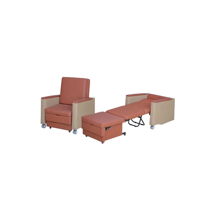 BT-CN017 качество Больничная Складная комната ожидания кресло складной откидной диван-кровать для пациента