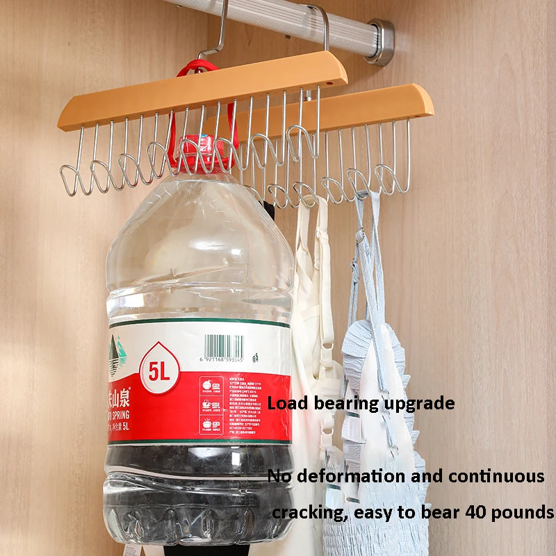 Multifunctional PE Plastic Air Drying Rack Hook Installation Type Household Student Dormitory Underwear Vest Storage Hanger