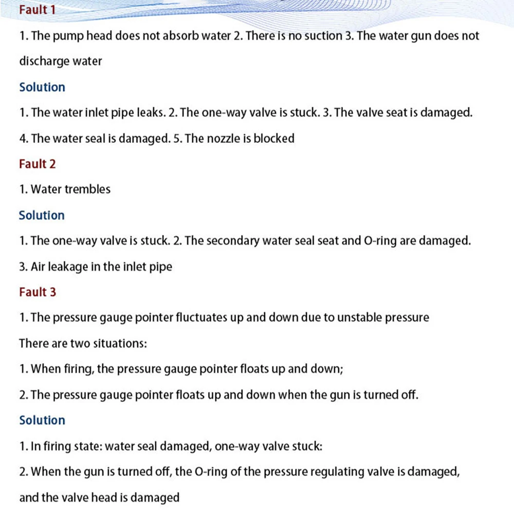 Pressure Washer Free Shipping Replacement Parts Industrial Dc Piston Pump