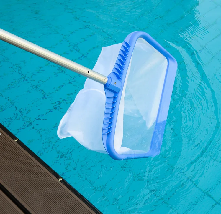 Durable Intensive  Polyester White Color Swimming Pool Leaf Skimmer Net