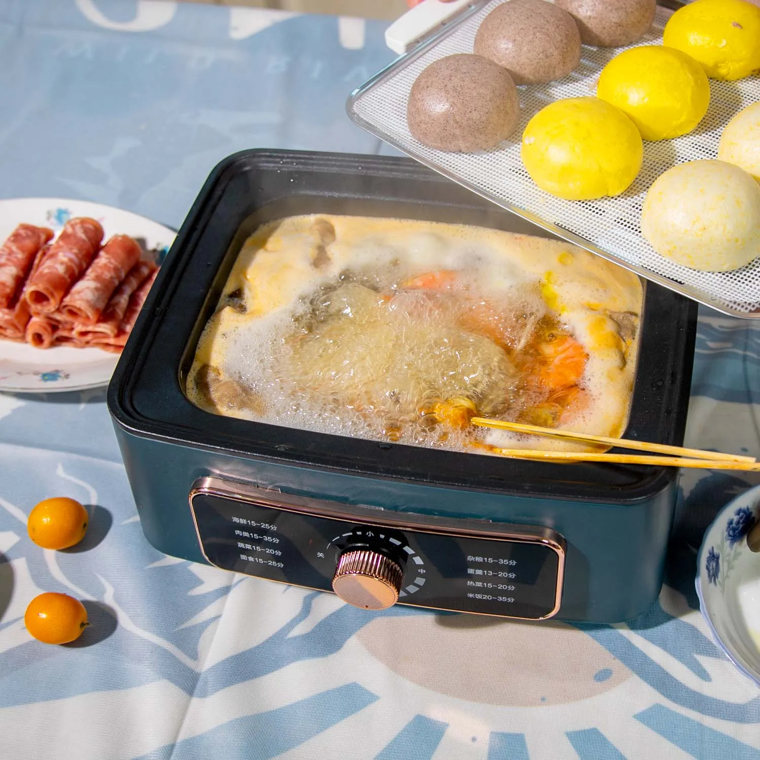 Digital Steamers for Cooking with 24H Booking & 8 Modes Fast Heating Vegetable Steamers electric food steamer cooker