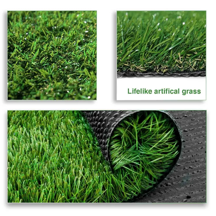 Factory Directly High Quality Artificial Turf Grass Tiles Price for Football Lawn Garden and Sports Flooring Yellow Green Red