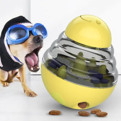 Dog Ball Food Pet Dog Treat Slow Feed Ball Interactive Rubber To Dog Training Toy