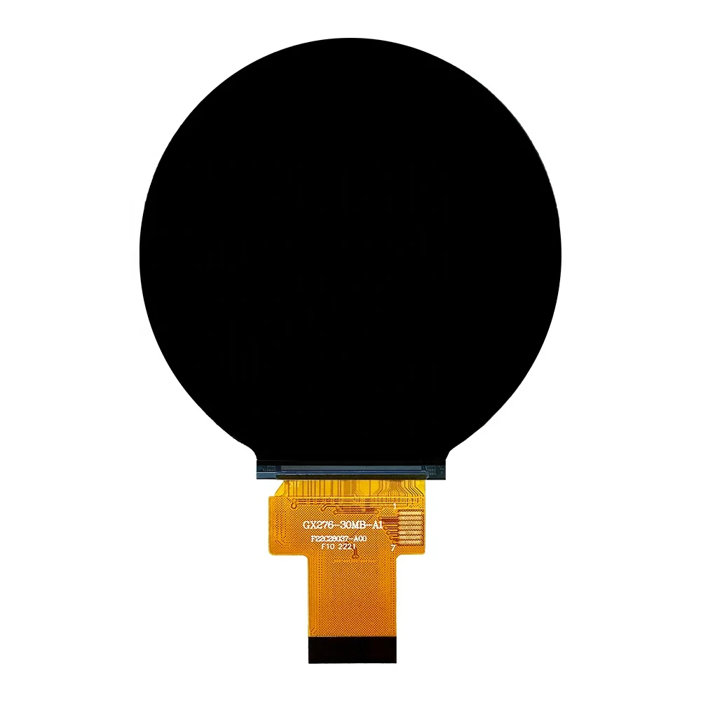 Shenzhen 2.76 Inch 480x480 Pixels Custom Round Screen TFT Lcd Module