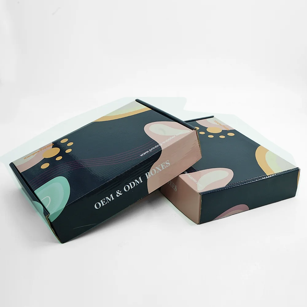Wigs packaging boxes custom logo UV Coating cosmetic shipping mailer packaging boxes