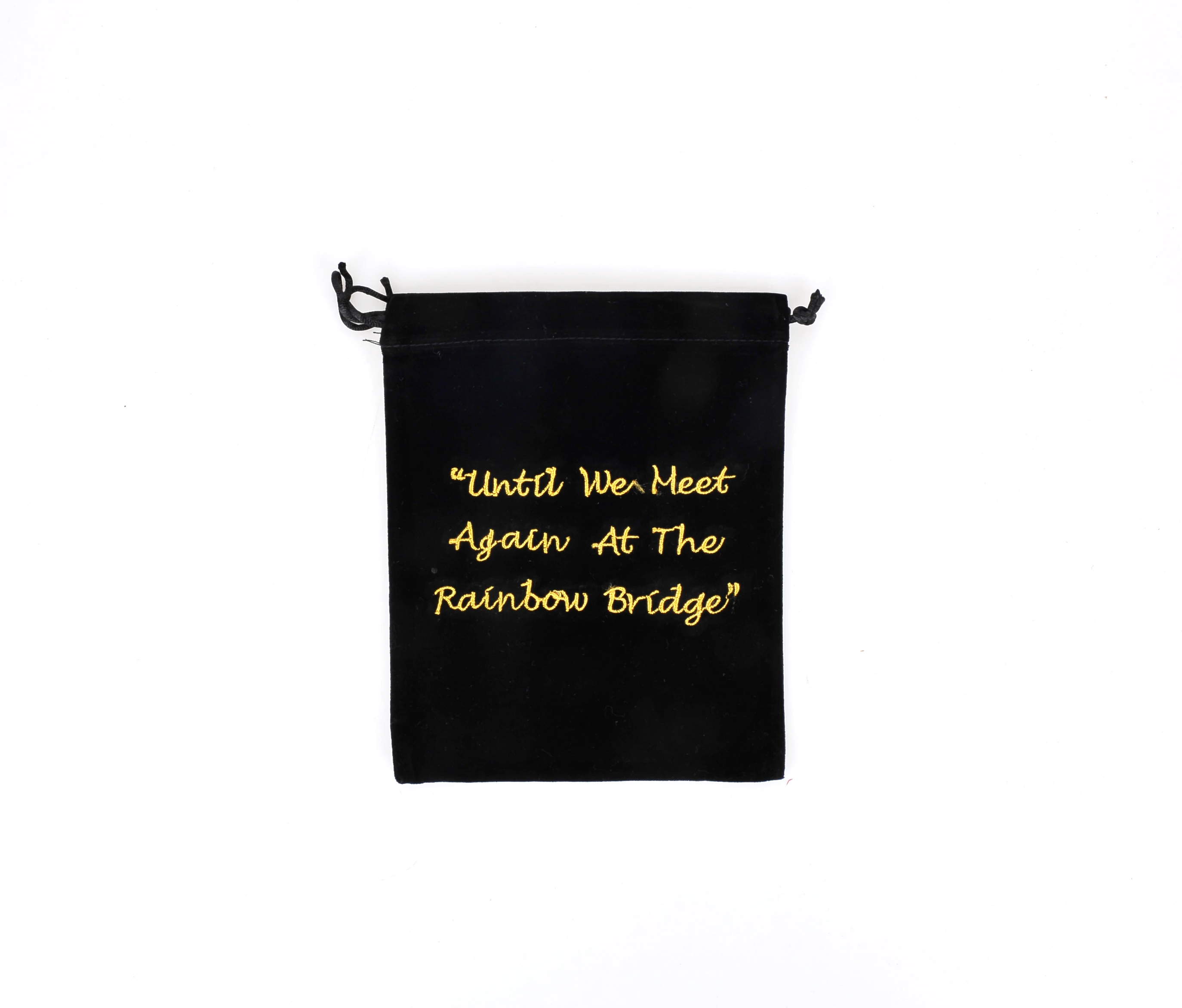 Funeral Urn Velvet bag Beautiful Color Urn Bag With Embroidery