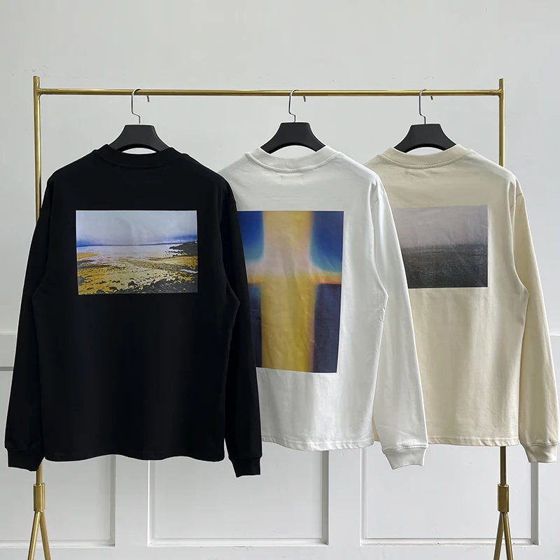 FEAR OF GOD FOG ESSENTIALS double line California limited trend loose high street long-sleeved T-shirt trend