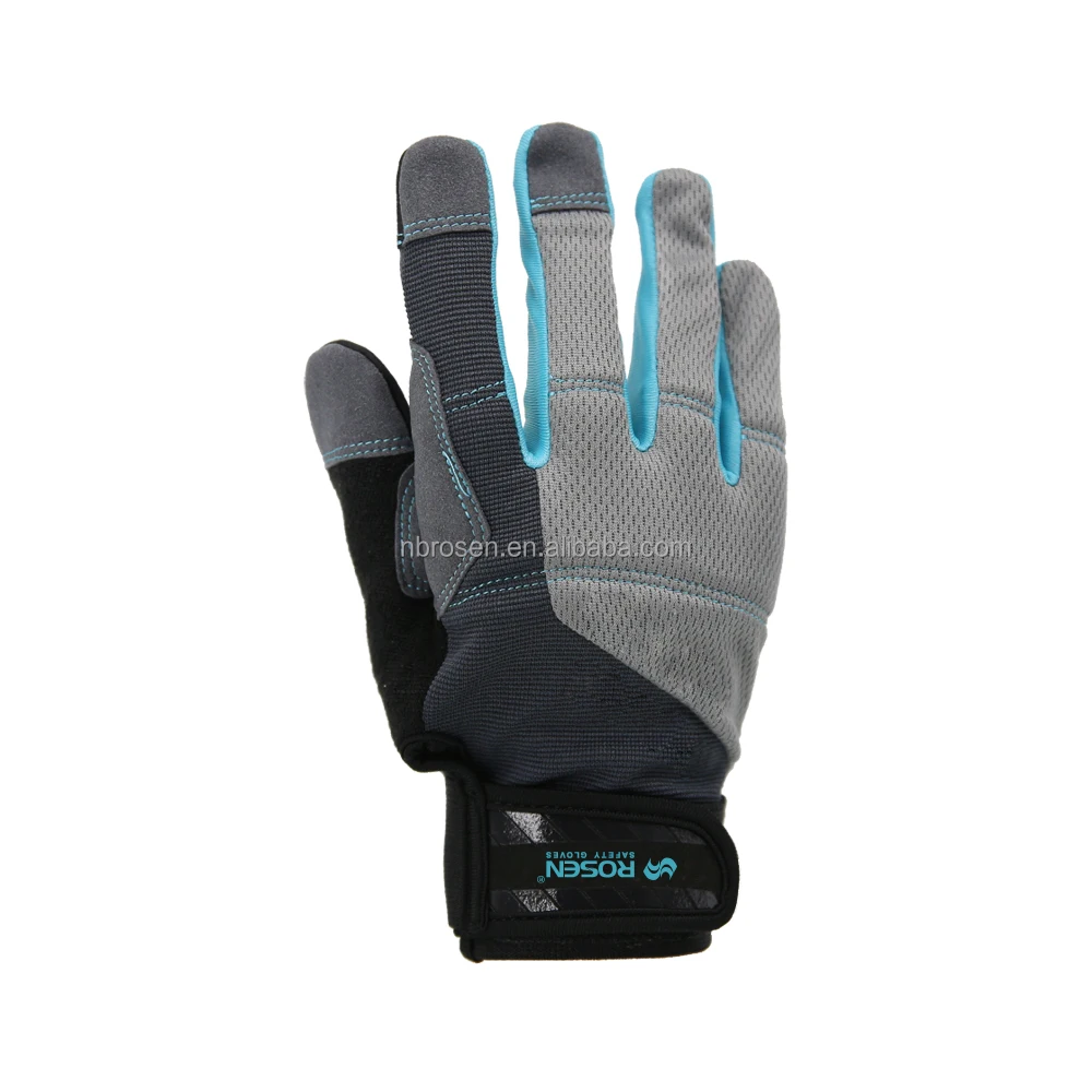 Microfiber Breathable TouchScreen Synthetic Leather Auto Mechanic Hand Safety Working Gardening Gloves for Driver Rigger