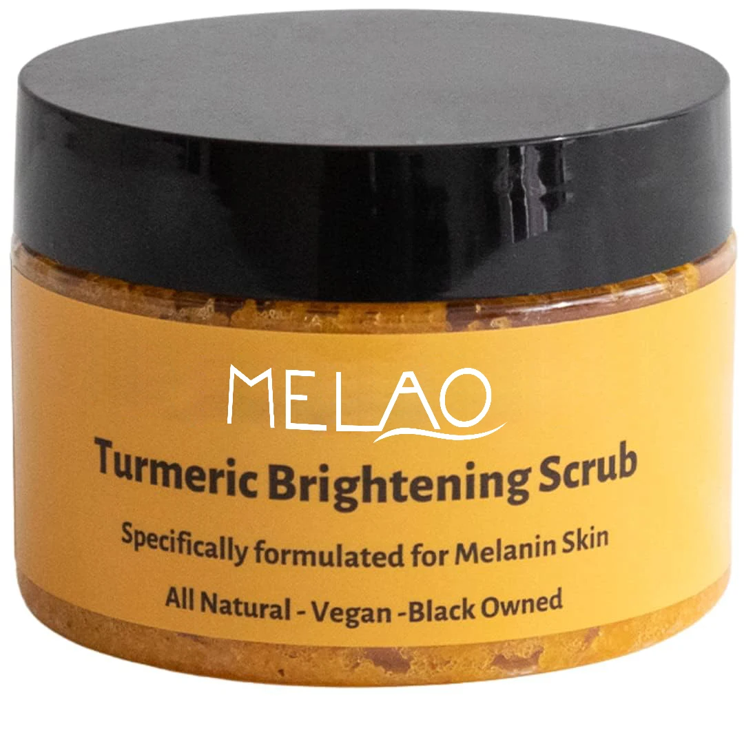 Скраб с куркумой для темных пятен Осветляющий внутреннюю часть бедер зоны бикини естественный Отшелушивающий скраб тела лица