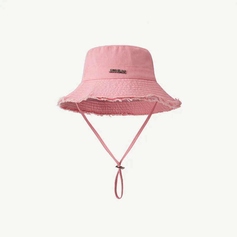 Newest Fashion Personality Casual Vacation Bucket Hat Foldable Retro Spring And Summer Women Bucket Hat