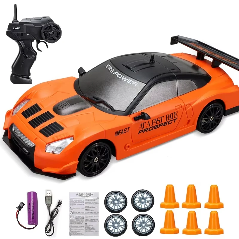 2 4 г дрейф RC автомобиль 4WD игрушка модель GTR AE86 гоночный для детей рождественские подарки