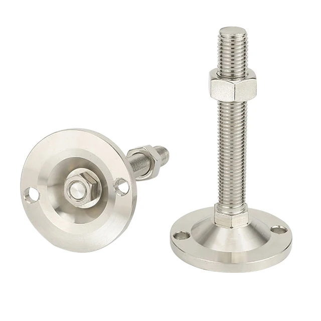 Industrial Machine Furniture Leveling Foot Leg Adjust Adjustable Feet Stainless Steel Heavy Duty All M30 with Base Dia 120mm