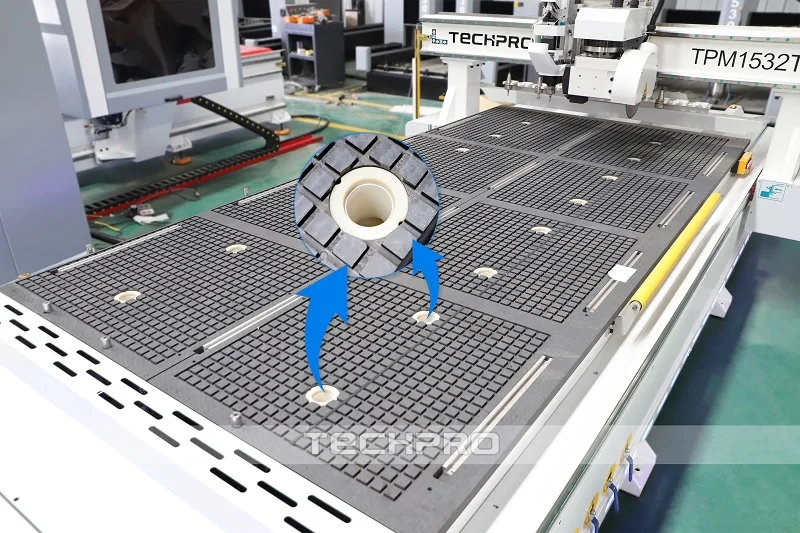 Woodworking ATC CNC 1325 1530 2030 2040 3D For Mdf Pvc Funiture Large Saw Blade Cnc Router Machine