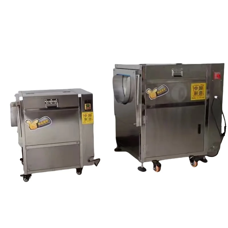 Automatic Stainless Steel Potato Peeling Machine Commercial Potatoes Cassava Onions Garlic Washing and Peeling Machines