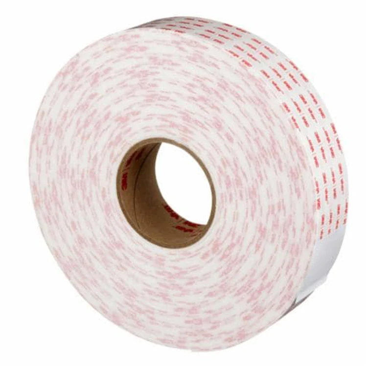 3M 4914 VHB Tape Paper Acrylic Double Sided Masking High Temperature Waterproof No Printing White 0.25mm 50 Lb /ft.3 CN;FUJ