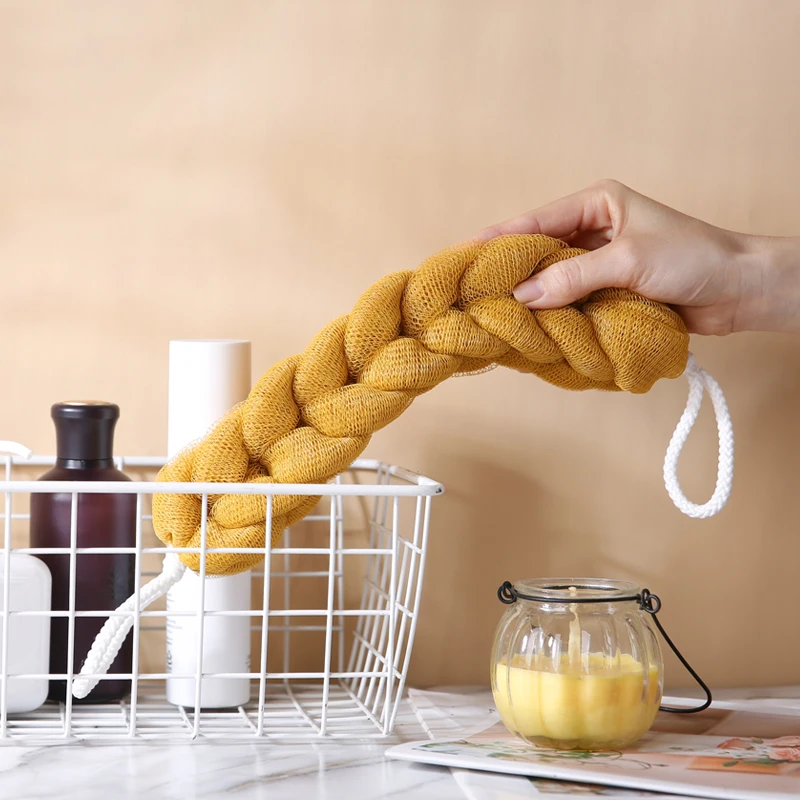 Экологически чистая губчатая щетка для душа, губка для ванны