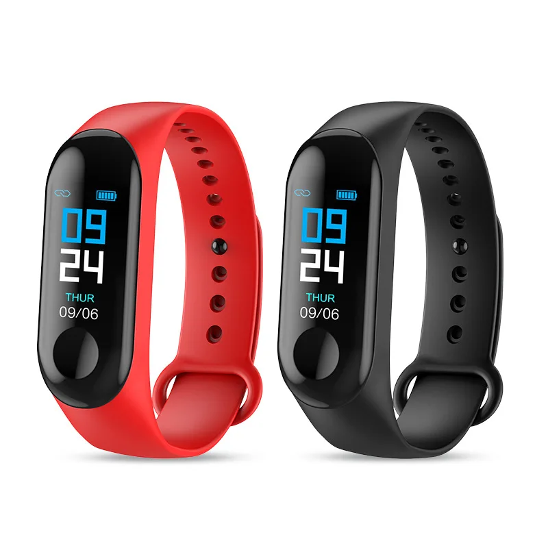 
M3 Smart Watch 2019 Original Factory Waterproof Cuff Bracelet Wear Os Sports bt Wristband Logo Android m3 smart band 